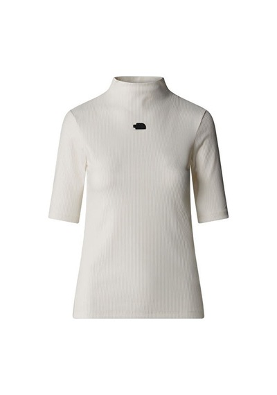 The North Face W S/s Mock Neck Slim Tee Kadın Outdoor Tişörtü Nf0a89c3qlı1 Beyaz Beyaz