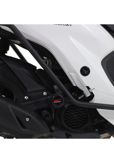 GP Kompozit Honda Dio 2021-2025 Uyumlu Egzoz Koruma Takozu Siyah