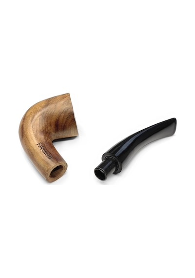 Falconetti 9 Mm. Kahverengi Sandalwood Eğimli Sap Ahşap Pipo Rd38