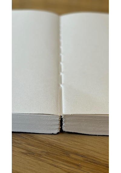 Özel Tasarım Kraft Kapaklı A4 Defter - 180 Derece Açılabilir, Sırtı Dikişli,%100 El İşçiliği, O