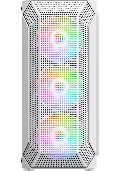 Power Boost VK-P1882BW 650 W 80 PLUS USB 3.0 ATX Mesh Rainbow Mid Tower Bilgisayar Kasası
