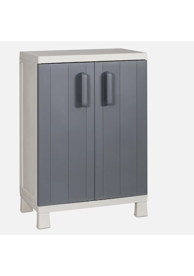 Plastik Bahçe Balkon Teras Kiler Dolap 65*38*93H Cm