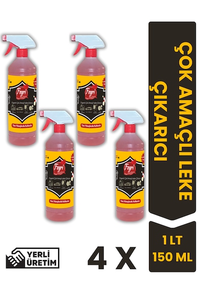 Feyri Leke Çıkarıcı Çok Amaçlı Organik Doğal Temizlik Spreyi 4 x 1 L