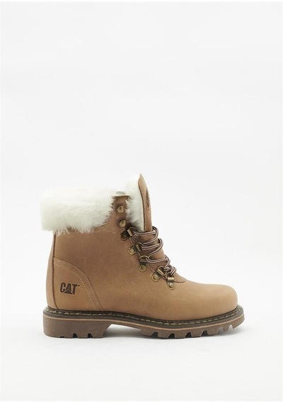 Caterpillar İllinois Beıge Crazy Deri Kadın Bot 001