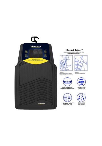 Michelin Mc33856 Tüm Araçlara Uyumlu 4 Parça Üniversal 3d Havuzl