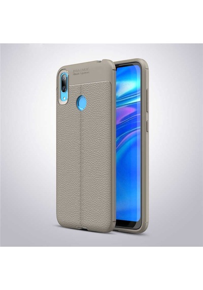 Huawei Y7 Prime 2019 Kilif Deri Tarzi Niss Silikon Case 357682757