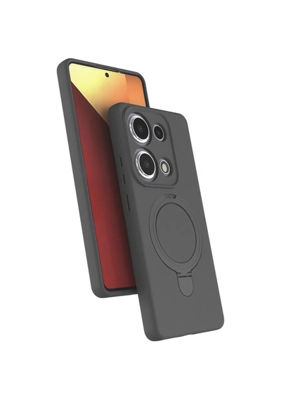 Newface Xiaomi Redmi Note 13 Pro 4g Regal Magsafe Standlı Kapak - Titan Gri