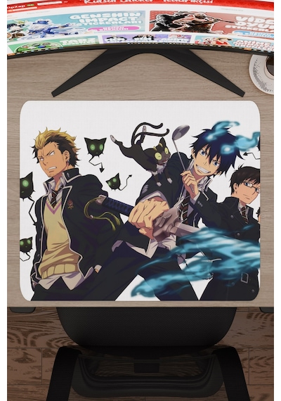 Ao No Exorcist Blue Exorcist Anime V5 - 48x40 Xl Gaming Kauçuk Kaymaz Taban Mouse Pad Fare Altlığı