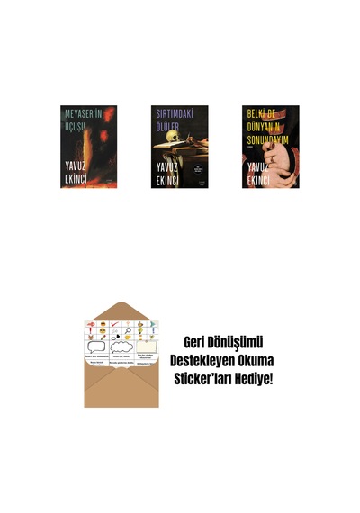 Meyaser'in Uçuşu + Sırtımdaki Ölüler + Belki De Dünyanın Sonundayım + Okuma Sticker'ları