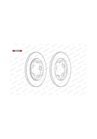 Arka Fren Dıskı Transıt V363 14 Tek Teker A.ceker Duz 308mm 5 Bıjon Feredo Bk312a315ab/ Kk312a315aa/ 1815599