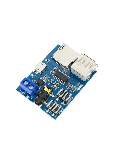Tfu Mp3 Wav Ses Müzik Çalma Kartı 3w Amfi Micro Sd Usb Flash Okuyucu