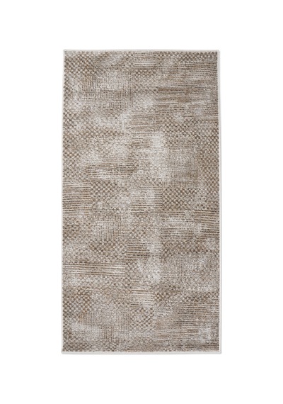 Eva Vintage Modern Halı Vizon Ve Kahverengi Kare Dikdörtgen Salon Halısı Sultan Halı Renkli