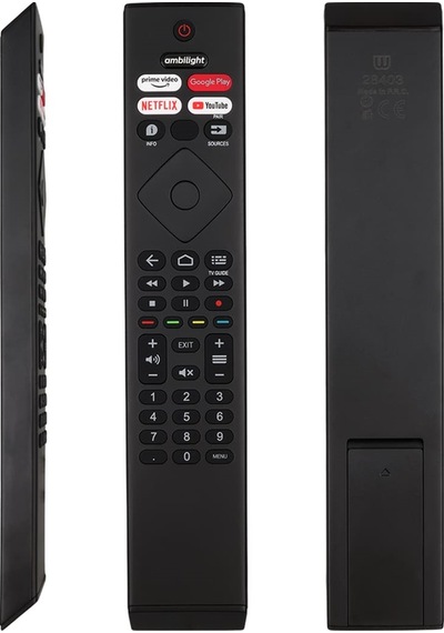 Weko Ph-v13 Philips Uyumlu Netflix - Prime Video - Youtube Tuşlu Ses Komutsuz Lcd - Led Tv Kumanda