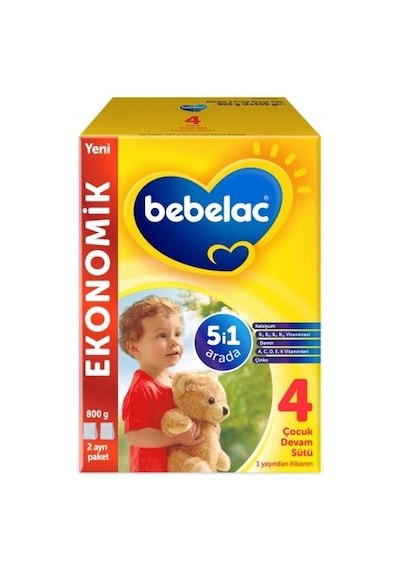 Bebelac 4 Devam Sütü 800 G 4 Adet