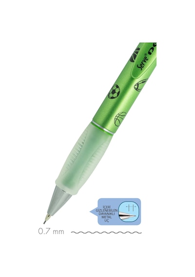 Deep Versatil Kalem Sketch Serisi 0.7mm Fıstık Yeşili
