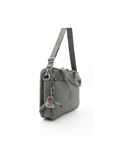 Ss 3027 Unisex Krinkıl Suya Dayanıklı Laptop Bölmeli Çapraz-el Askılı Evrak Ve Laptop Çantası Koyu Gri