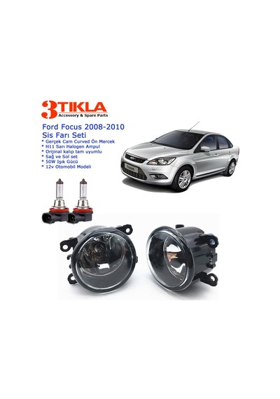 Focus Iı 2008 Sis Farı Set Oem: 8200074008