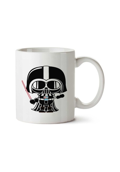 Star Wars Yavru Işın Kılıcı İki Tarafı Baskılı Kupa Bardak Çok Renkli
