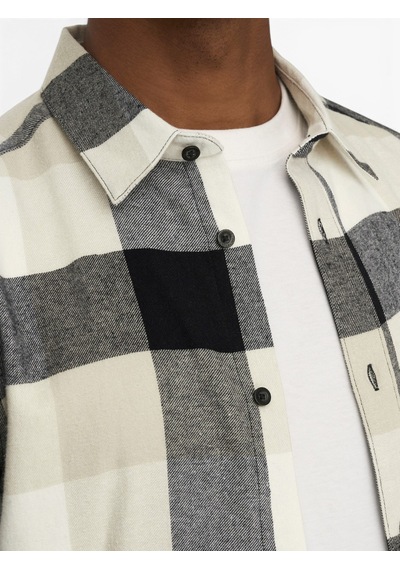 Only & Sons Onsgudmund Ls 3t Check Shırt Noos Erkek Beyaz Uk Gömlek - 22020301 Beyaz