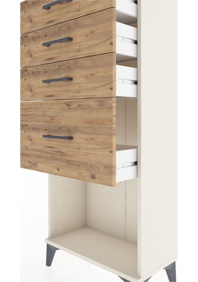 Hyperion Dolap 4 Çekmeceli 60x44x134 Aytaşı-çam Aytaşı
