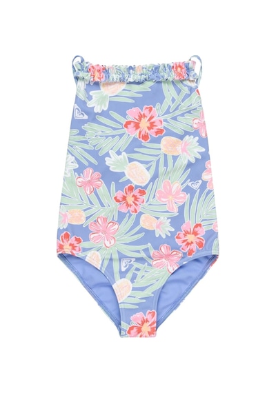 Roxy Roxy Tropical Story One Piece Kız Çocuk Mavi Mayo Pjb6