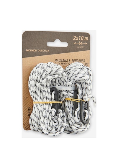 Quechua 2 Adet Germe İpi & 4 Adet Gergi Beyaz