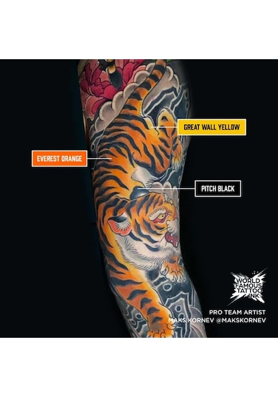 Everest Orange - World Famous Ink Dövme Boyası - 30ml/1oz