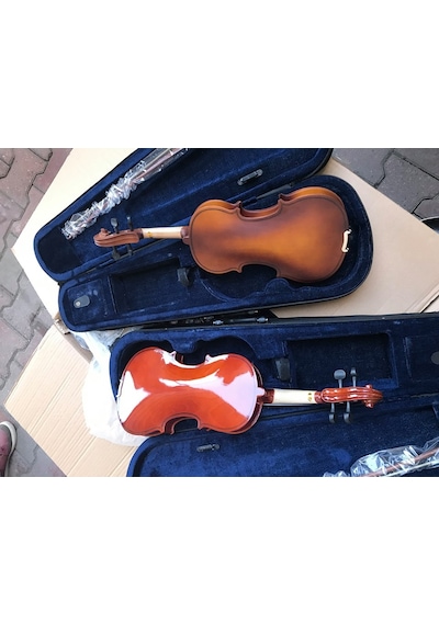 Pagannini Vg001L 4/4 Tam Boy Parlak Cila Keman -Kılıf-Yay-Reçine