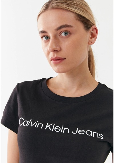 Calvin Klein Calvın Kleın Kadın T-shırt J20j220253-beh Siyah