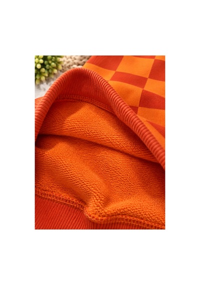 Uğur Bebe 3 İplik Şardonsuz Unisex Çocuk Turuncu Ekose Eşofman Takımı Sweatshirt, Rahat Kesim Jogger Alt, Şık Günlük Spor Kombin Turuncu Turuncu Uğur Bebe 3 İplik Şardonsuz Unisex Çocuk Turuncu Ekose Eşofman Takımı Sweatshirt, Rahat Kesim Jogger Alt, Şık Günlük Spor Kombin Turuncu Turuncu
