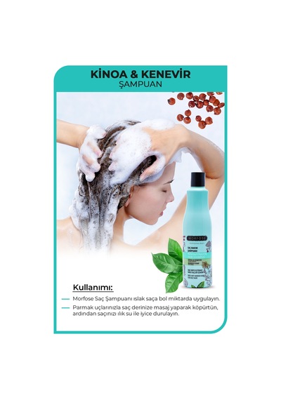 Kinoa Şampuan 500 Ml - 728504018 Tüm Saç Tipleri