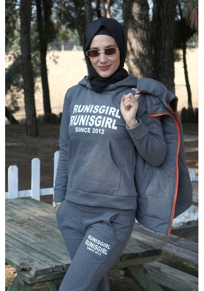 Toridas Günlük Kışlık Şık ve Rahat Üçlü Kadın Tesettür Eşofman Takımı 119fumetesettür 001