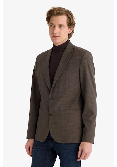 Defacto Modern Fit Blazer Ceket F7655ax25aubn571 Kahve