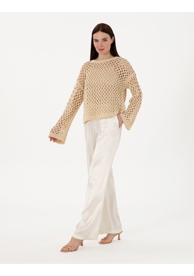 Pierre Cardin Kadın Bej Kazak /triko 50301176-vr011 Bej