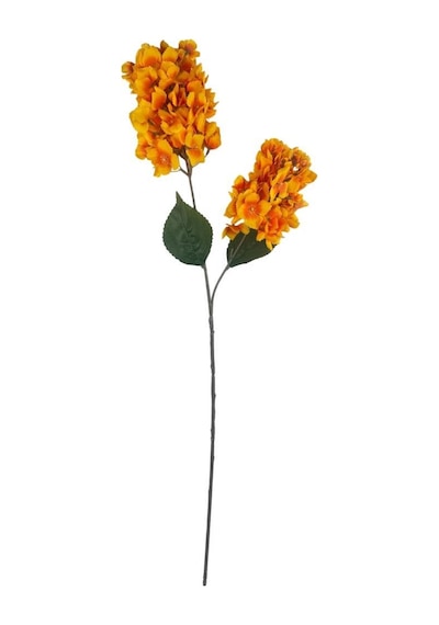 Yapay Çiçek Ortanca 90cm 2toplu Somon Tek Dal Kumaş Çiçek Uzun Dal Somon