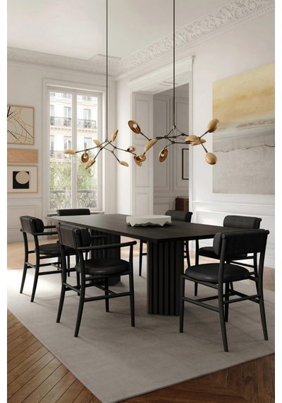 101 Copenhagen Drop Chandelier Mini Pirinç Kaplama Dekoratif Tasarım Avize