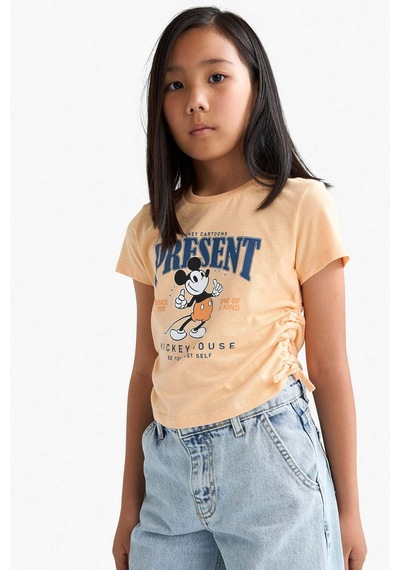 Defacto Kız Çocuk Disney Mickey & Minnie Fitted Bisiklet Yaka Kısa Kollu Tişört F1097a825auog295 Turuncu Defacto Kız Çocuk Disney Mickey & Minnie Fitted Bisiklet Yaka Kısa Kollu Tişört F1097a825auog295 Turuncu