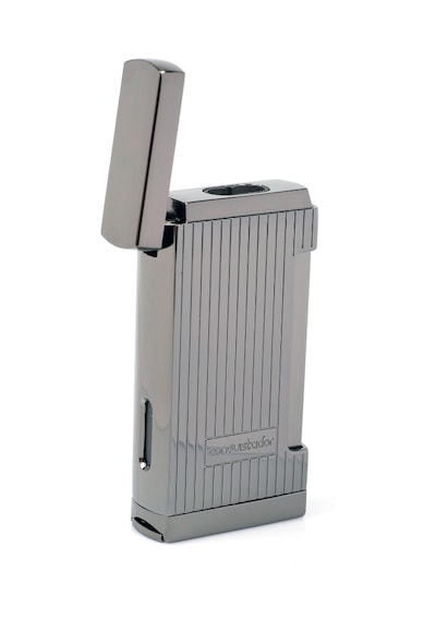 Conquistador Çift Torch Pürmüz Gunmetal Delicili Metal Puro Çakmağı Cnq-037