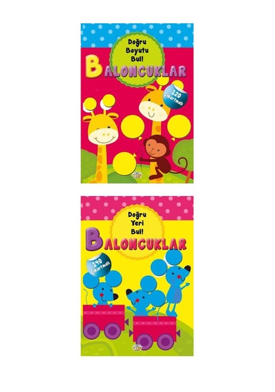 Baloncuklar - Doğru Boyutu Bul - 2 Kitap