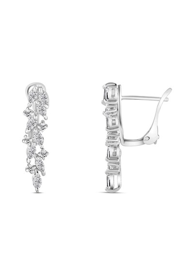 1.00 Karat Pırlanta Küpe - Hrd Sertifikalı 66326578