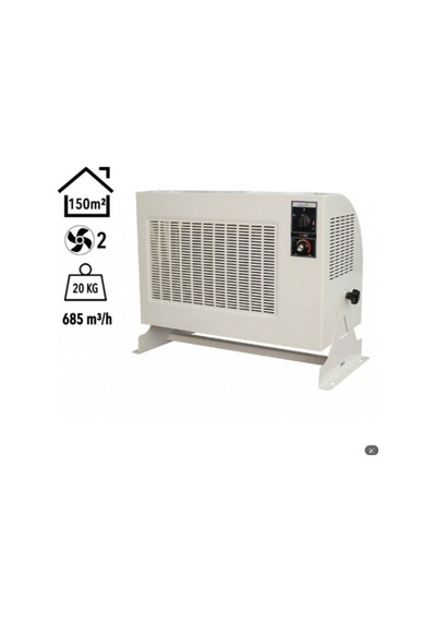 Pro 12.000w Trifaze Elektrikli Fanlı Isıtıcı Krem