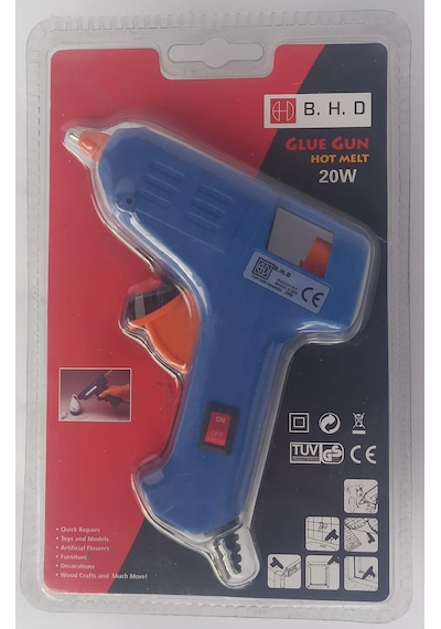 Bhd Sıcak Mum Silikon Tabancası 20 Watt