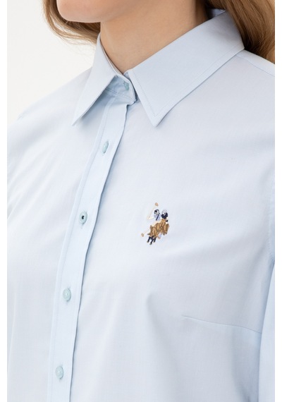 U.s. Polo Assn. Kadın Açık Mavi Gömlek Basic 50308038-vr003 Acık Mavı