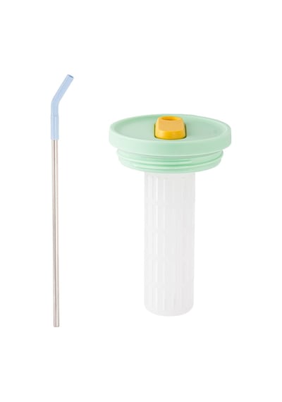 Tantitoni 020-01-mavi Pipetli Paslanmaz Çelik Termos Bardak 1.2l