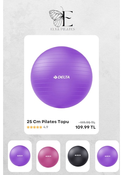 Tüm Vücut Fitnessı İçin İdeal Pilates Seti - Mindere, Dambıla Ve Daha Fazlasına Sahip Mor