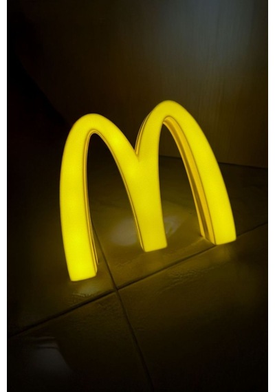 Mc Donald's Tasarımlı Dekoratif Aydınlatma Çok Renkli