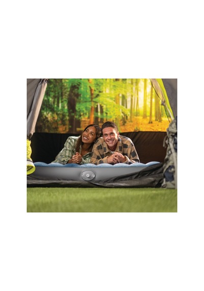 Intex Çift Kişilik Şişme Yatak - Queen Single-high Çıkarılabilir Şarjlı Pompalı 152x203x25cm Mavi