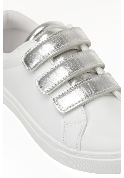 Torex Glory Velcro W 6fx Beyaz Kadın Sneaker 000000000102203088 Beyaz-gumus Torex Glory Velcro W 6fx Beyaz Kadın Sneaker 000000000102203088 Beyaz-gumus