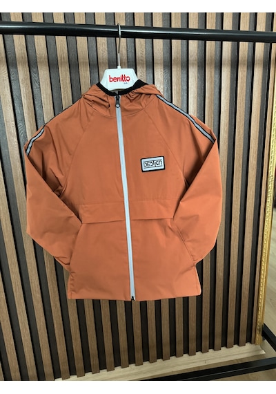 Benitto Kids Erkek Çocuk Mevsimlik Yağmurluk Ceket 51315 Turuncu
