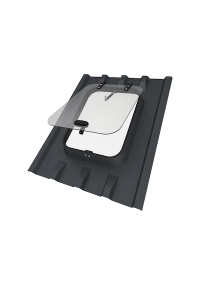 Çatı Plus Trapez Sac Çatı Çıkış Kapağı 48 58 Cm R7016
